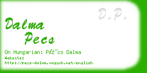 dalma pecs business card